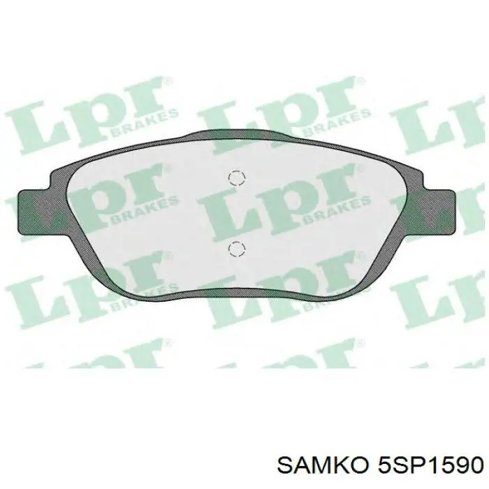 5SP1590 Samko колодки гальмівні передні, дискові