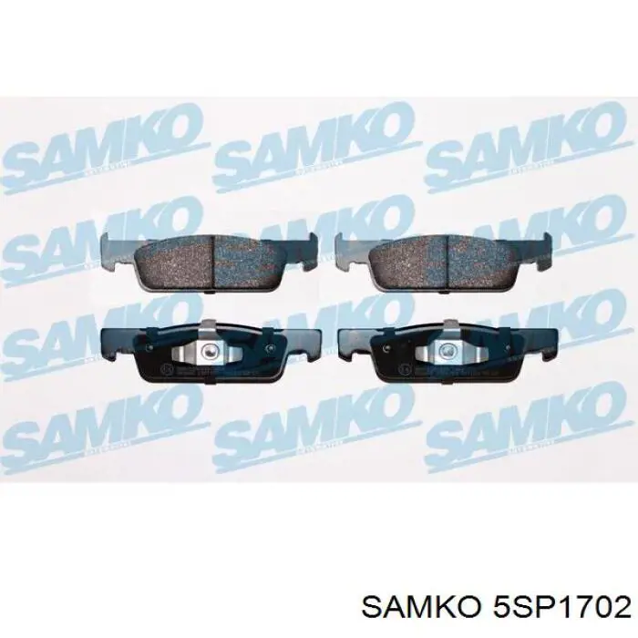 Гальмівні колодки Samko 5SP1702 ціна, від 20.25 USD