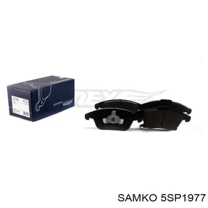 Гальмівні колодки Samko 5SP1977 ціна, від 34.35 USD