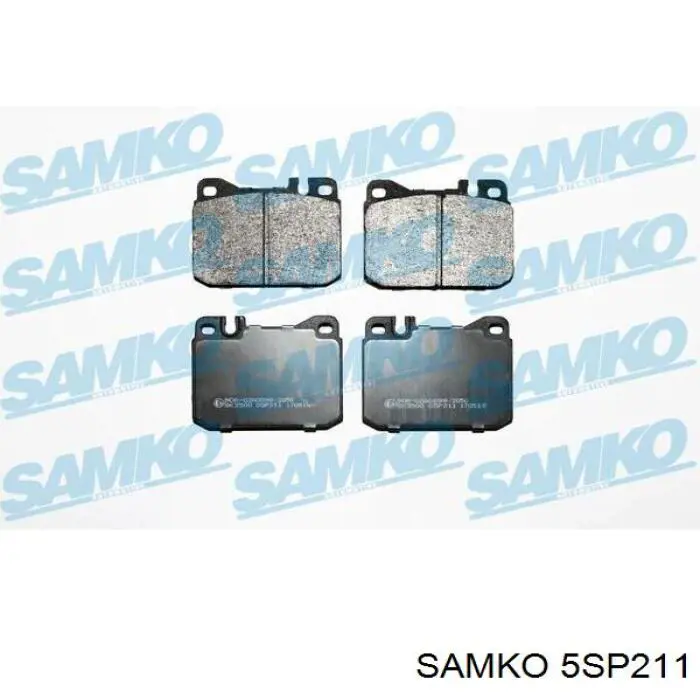 Купити 5SP211 Samko Колодки гальмівні передні, дискові