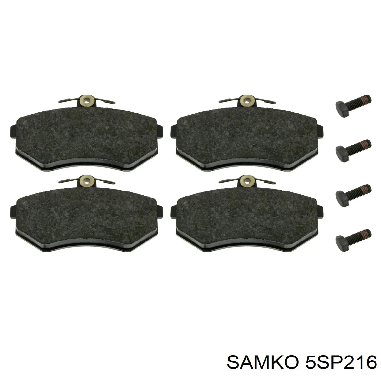5SP216 Samko Передні гальмівні колодки