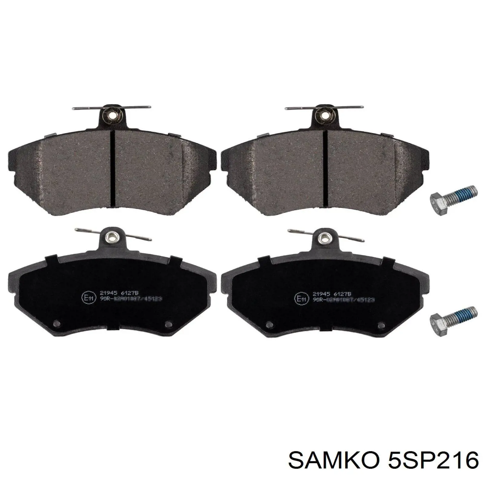 Гальмівні колодки Samko 5SP216 ціна, від 14.85 USD