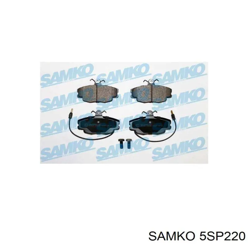 Гальмівні колодки Samko 5SP220 ціна, від 11.55 USD