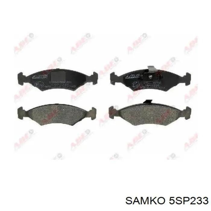 Гальмівні колодки Samko 5SP233 ціна, від 14.08 USD