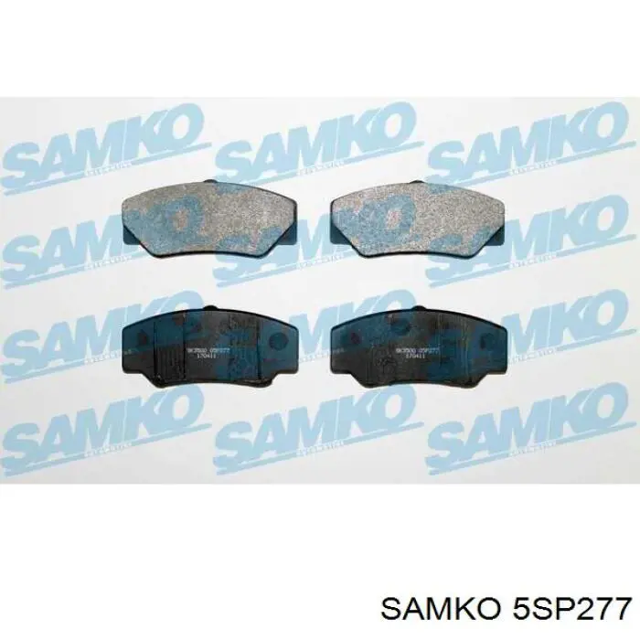 Гальмівні колодки Samko 5SP277 ціна, від 15.44 USD