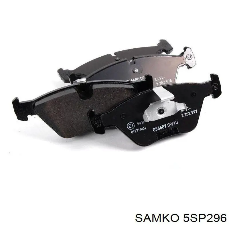 Гальмівні колодки Samko 5SP296 ціна, від 19.19 USD