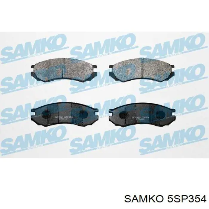Гальмівні колодки Samko 5SP354 ціна, від 15.37 USD