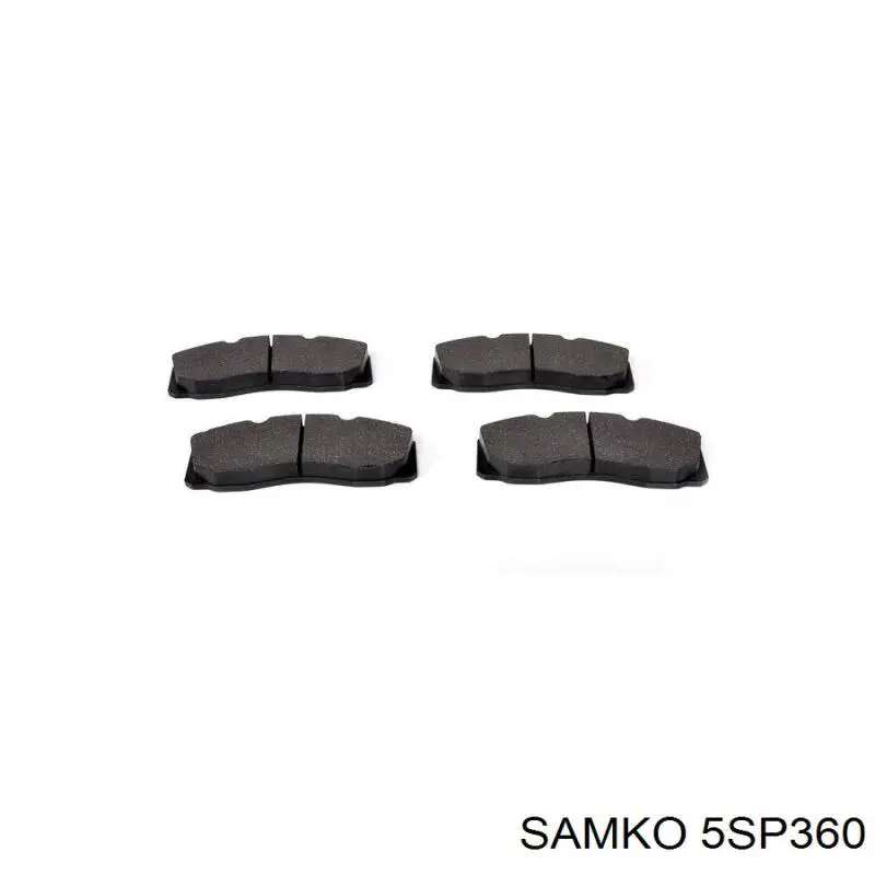 Купити 5SP360 Samko Задні колодки