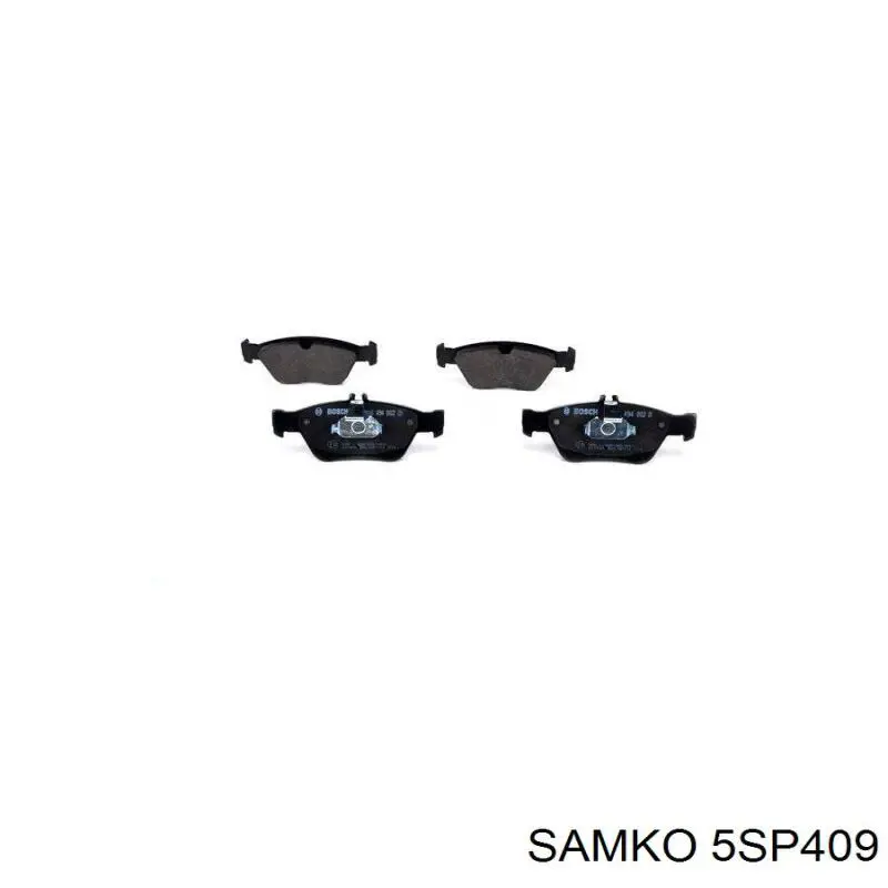 Гальмівні колодки Samko 5SP409 ціна, від 18.32 USD
