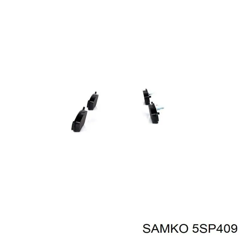 Купити 5SP409 Samko Колодки гальмівні передні, дискові