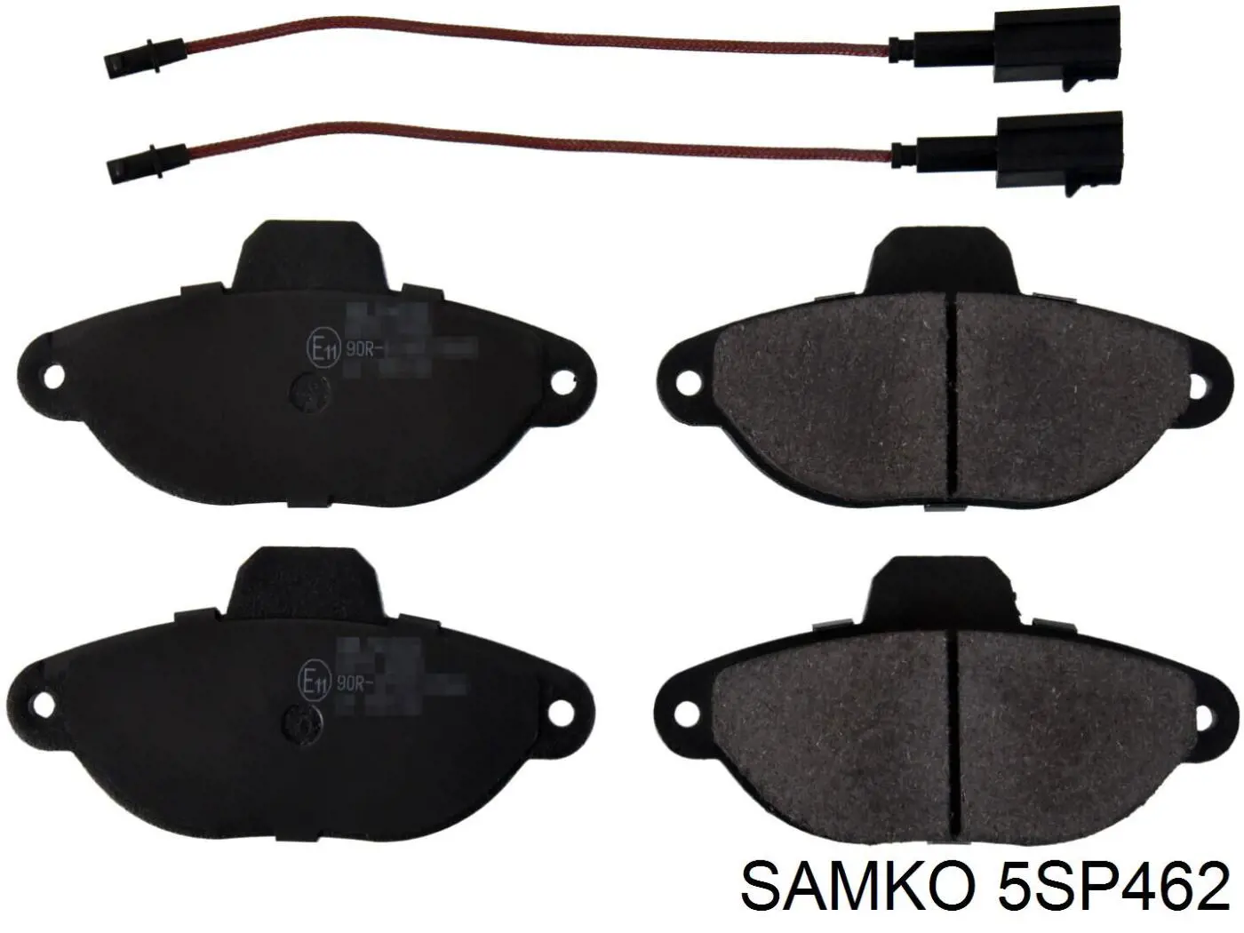 5SP462 Samko колодки гальмівні передні, дискові