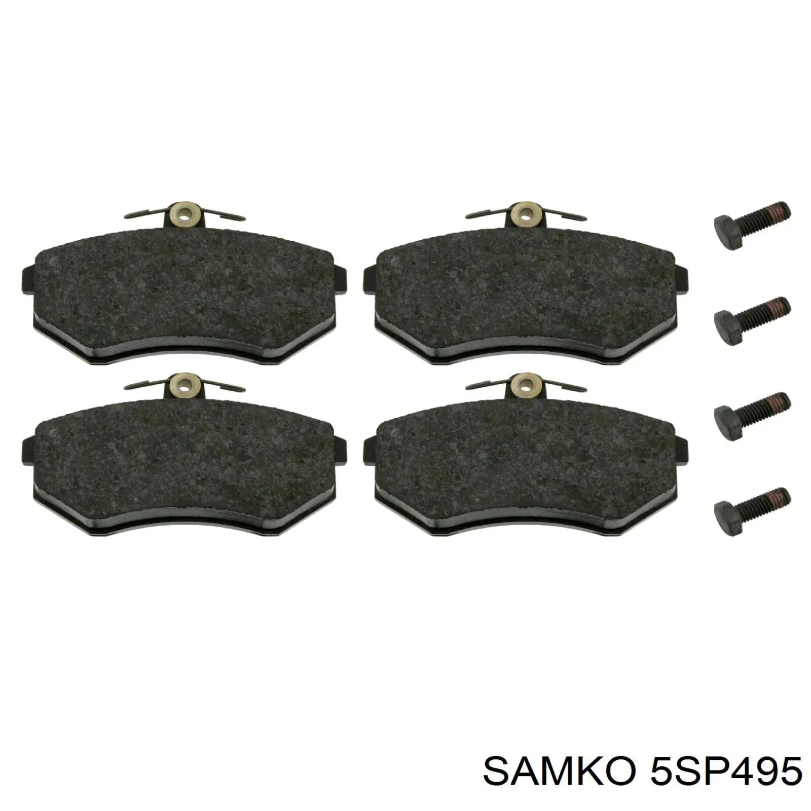 5SP495 Samko колодки гальмівні передні, дискові