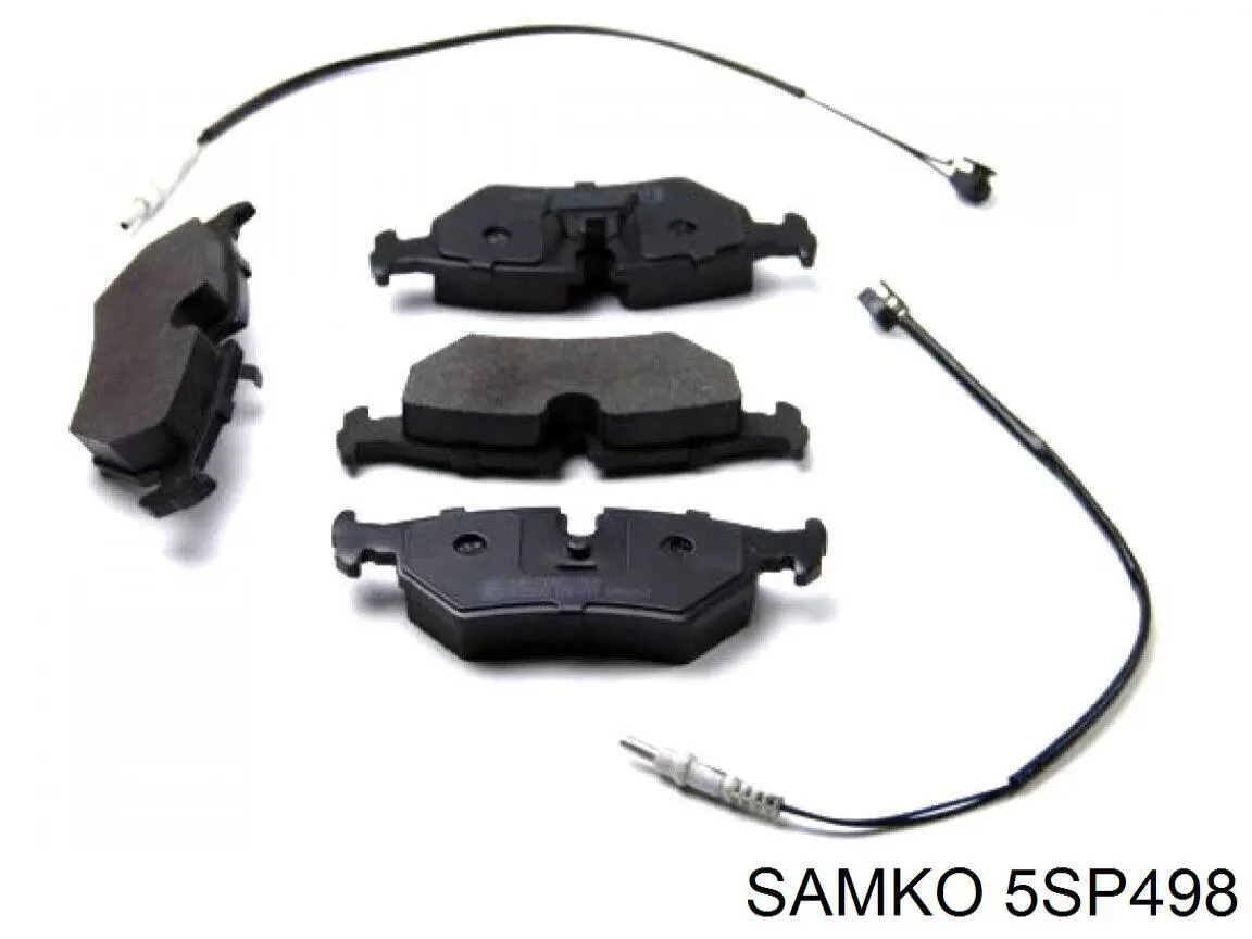 5SP498 Samko колодки гальмівні передні, дискові