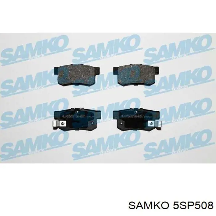 Задні гальмівні колодки Samko 5SP508 ціна, від 12.97 USD