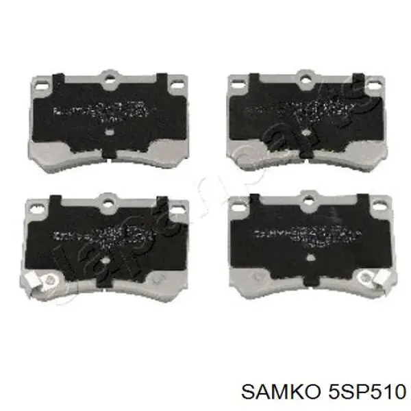 5SP510 Samko колодки гальмівні передні, дискові