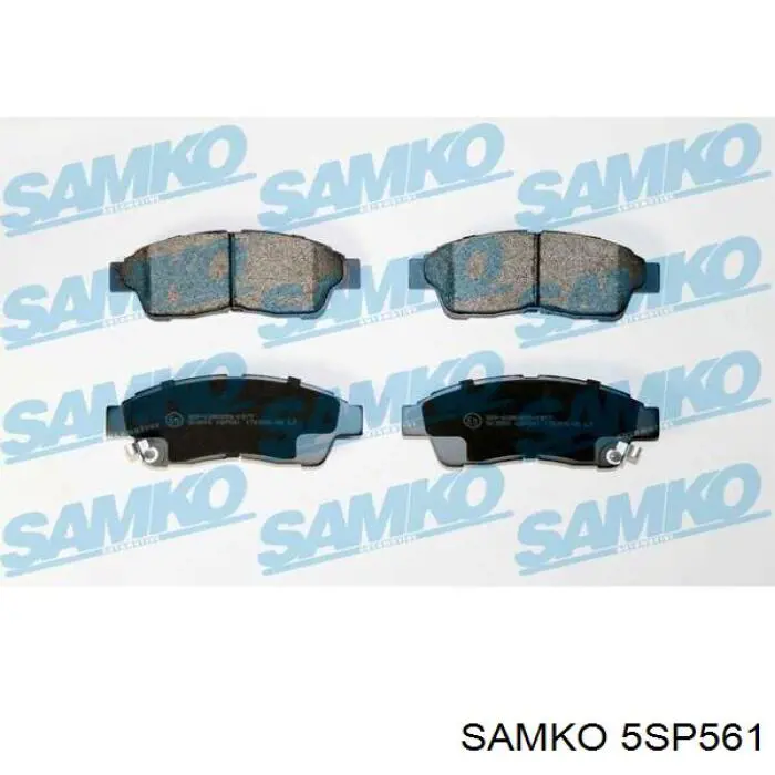 Купити 5SP561 Samko Колодки гальмівні передні, дискові
