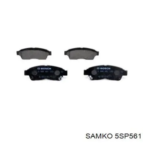 Гальмівні колодки Samko 5SP561 ціна, від 14.26 USD
