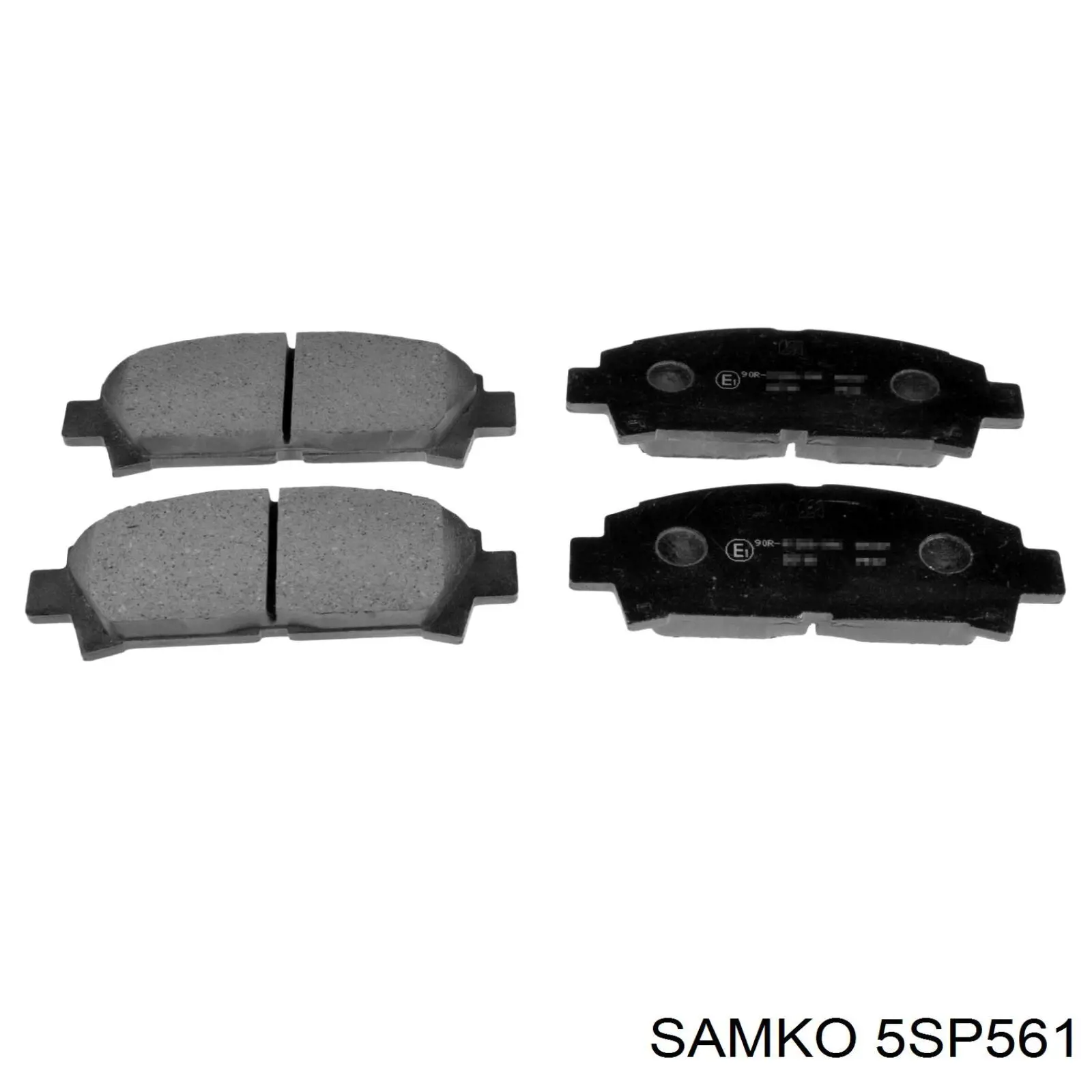 5SP561 Samko колодки гальмівні передні, дискові
