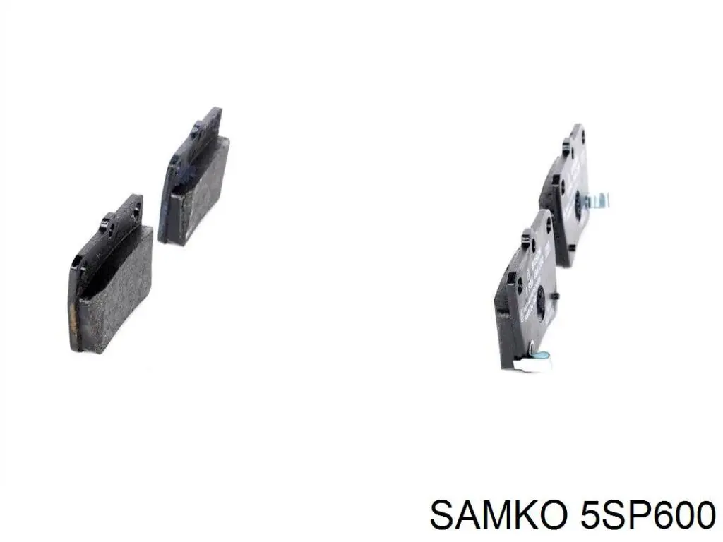 Купити 5SP600 Samko Колодки гальмівні передні, дискові