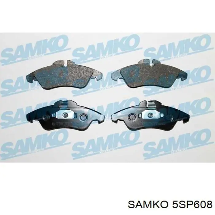 Гальмівні колодки Samko 5SP608 ціна, від 17.65 USD