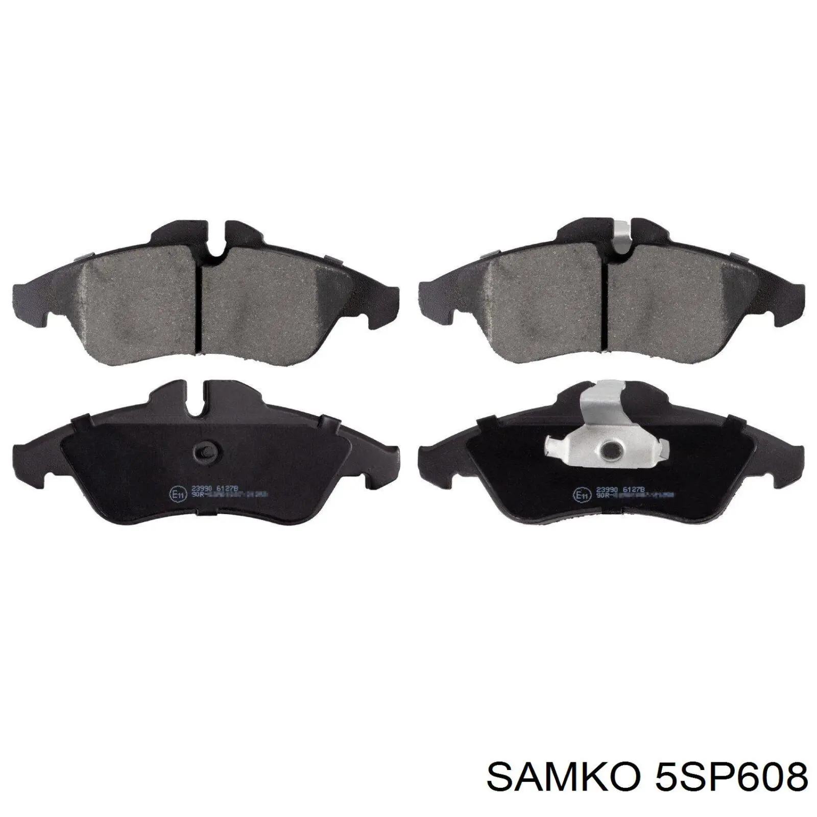Купити 5SP608 Samko Колодки гальмівні передні, дискові