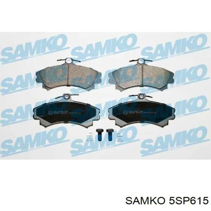 Купити 5SP615 Samko Колодки гальмівні передні, дискові
