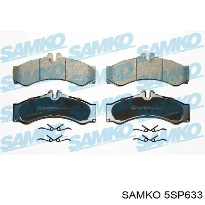 5SP633 Samko Передні гальмівні колодки