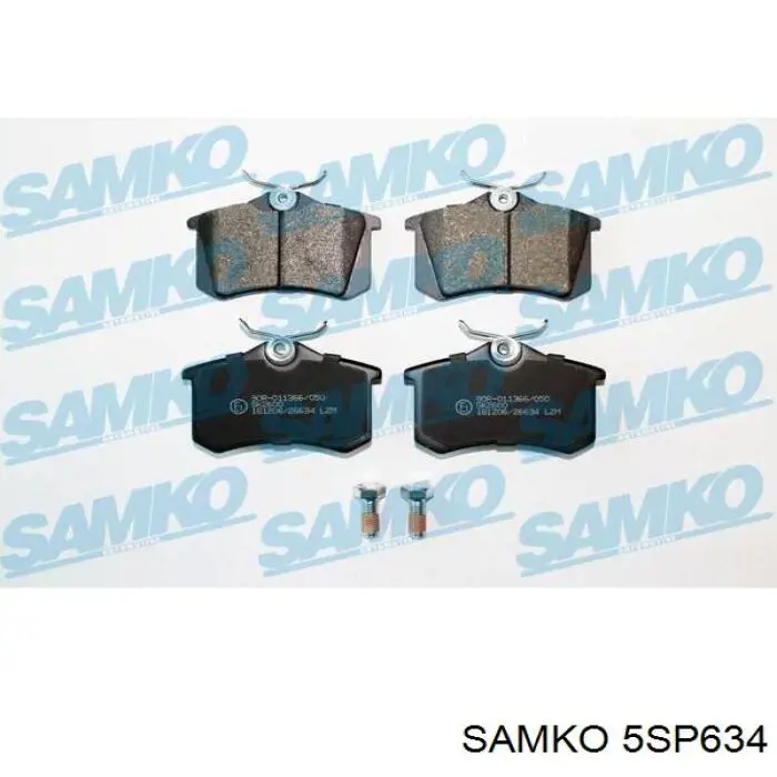 Купити 5SP634 Samko Задні колодки