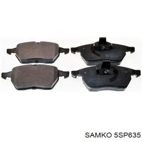 Передні тормозні колодки 5SP635 Samko