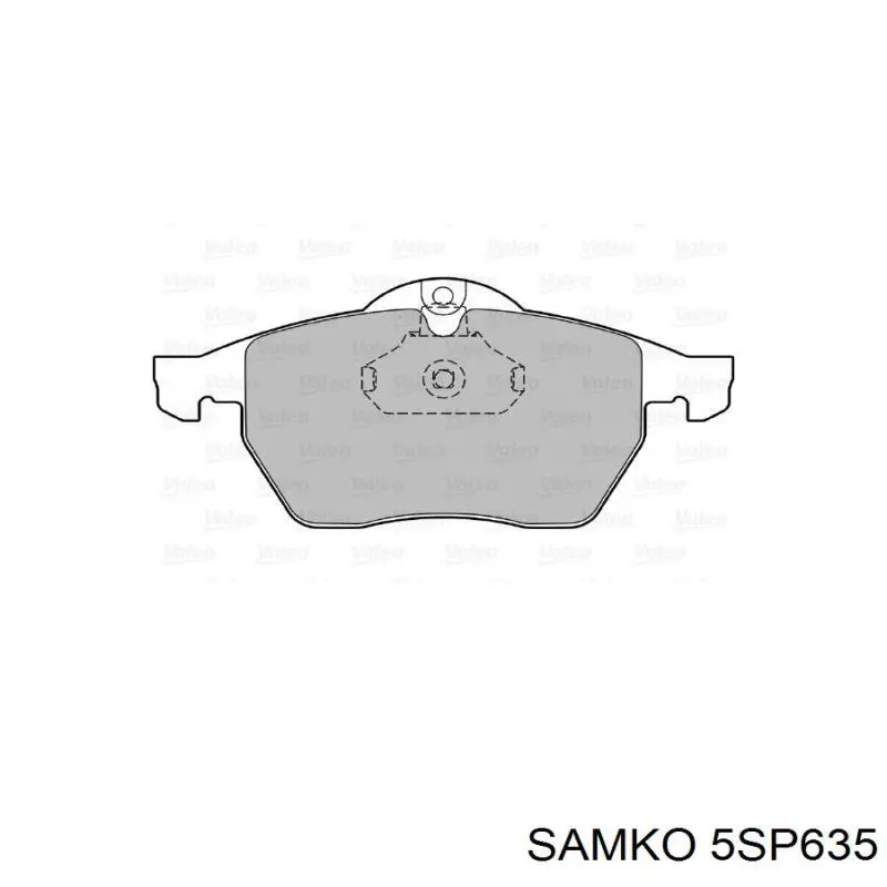 Тормозні колодки Samko 5SP635