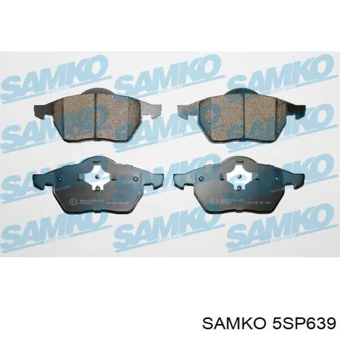 Купити 5SP639 Samko Колодки гальмівні передні, дискові