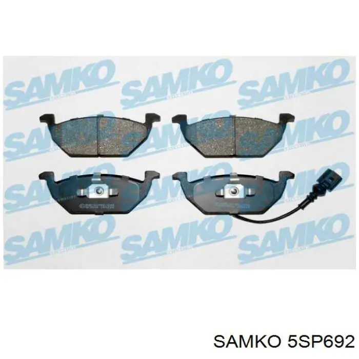 Гальмівні колодки Samko 5SP692 ціна, від 17.67 USD
