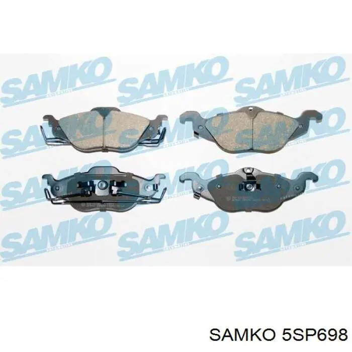 Купити 5SP698 Samko Колодки гальмівні передні, дискові