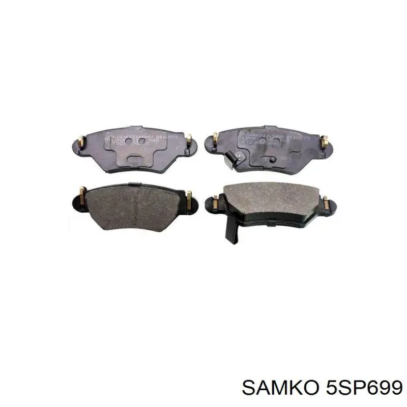 Купити 5SP699 Samko Задні колодки