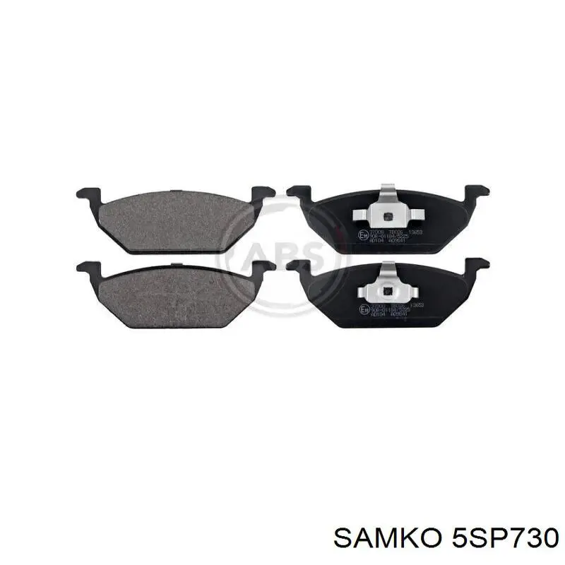 Купити 5SP730 Samko Колодки гальмівні передні, дискові