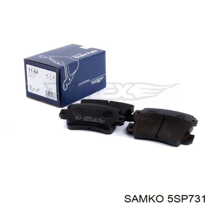 5SP731 Samko колодки гальмівні передні, дискові