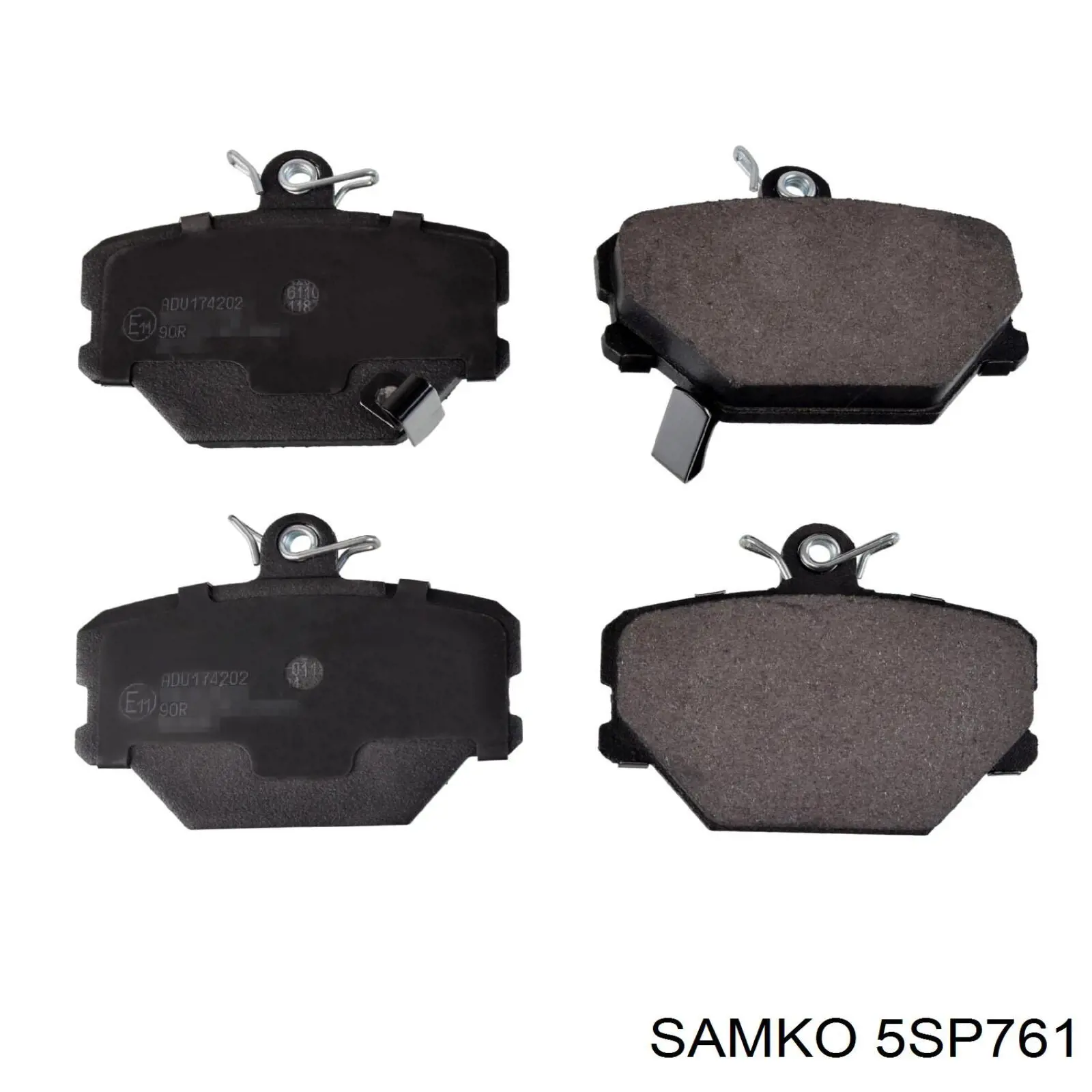 Купити 5SP761 Samko Колодки гальмівні передні, дискові