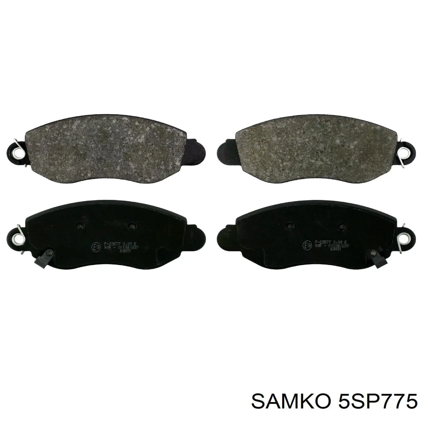 5SP775 Samko колодки гальмівні передні, дискові