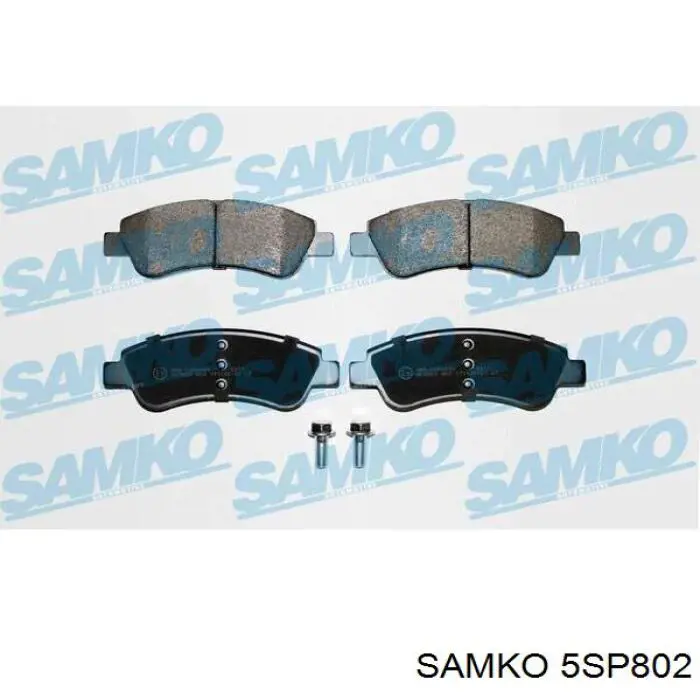 5SP802 Samko Передні гальмівні колодки