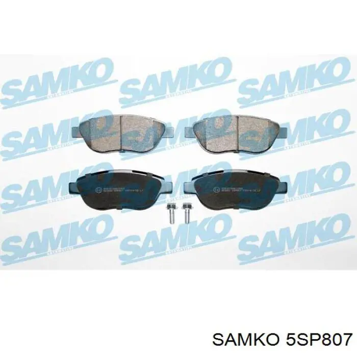 5SP807 Samko Передні гальмівні колодки