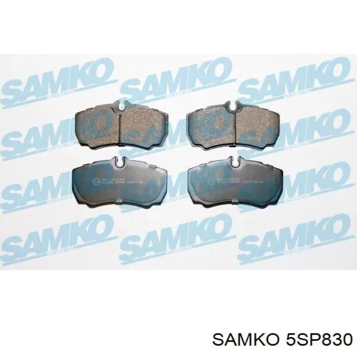 Задні гальмівні колодки Samko 5SP830 ціна, від 18.60 USD