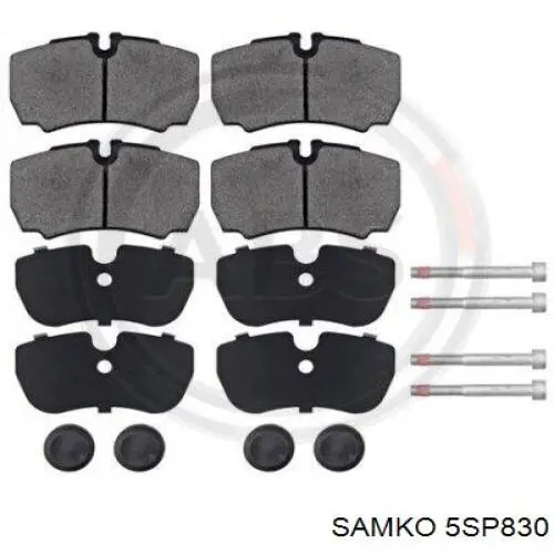 5SP830 Samko Колодки гальмівні задні, дискові
