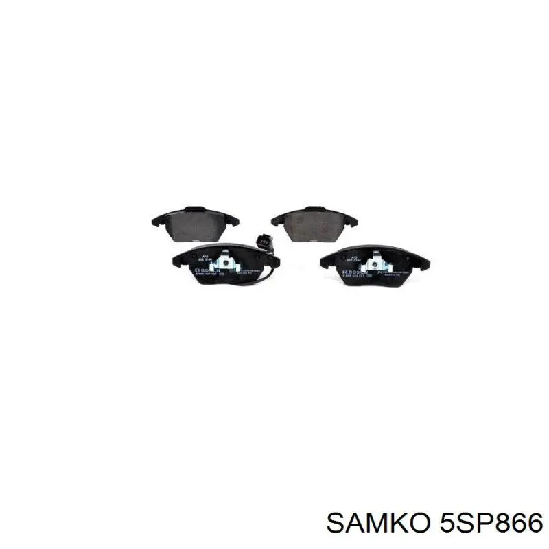 Гальмівні колодки Samko 5SP866 ціна, від 21.97 USD