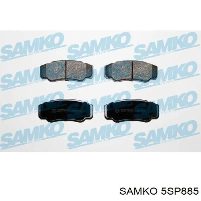 Купити 5SP885 Samko Задні колодки