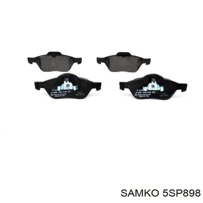 Передні тормозні колодки 5SP898 Samko