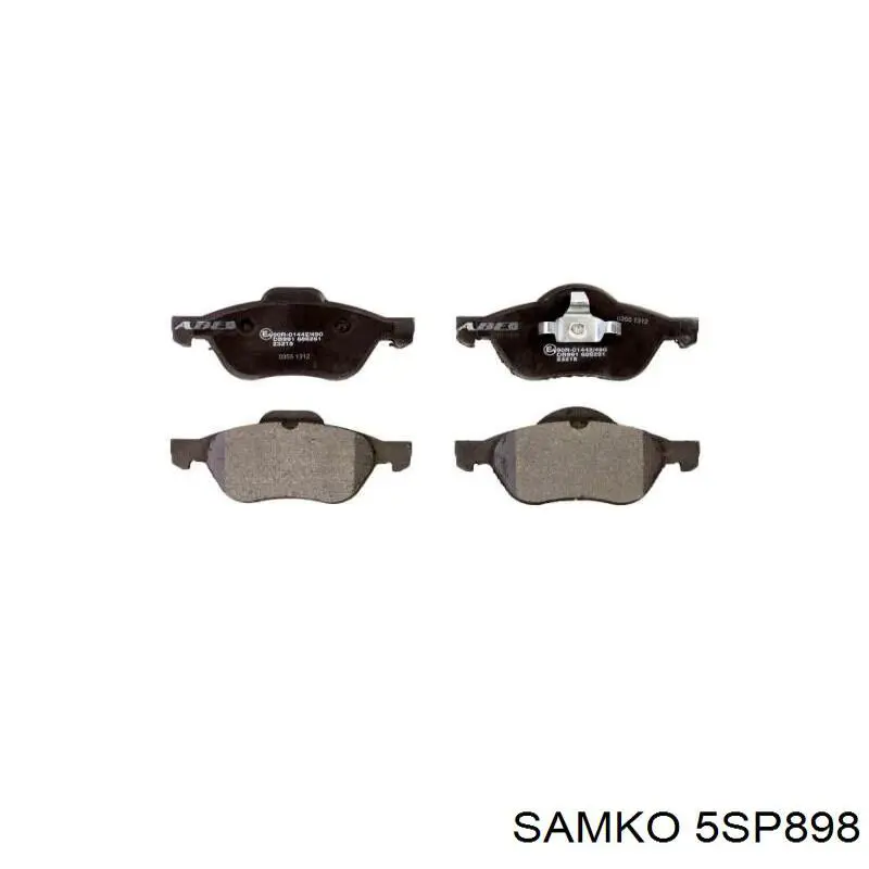 Купити 5SP898 Samko Колодки гальмівні передні, дискові