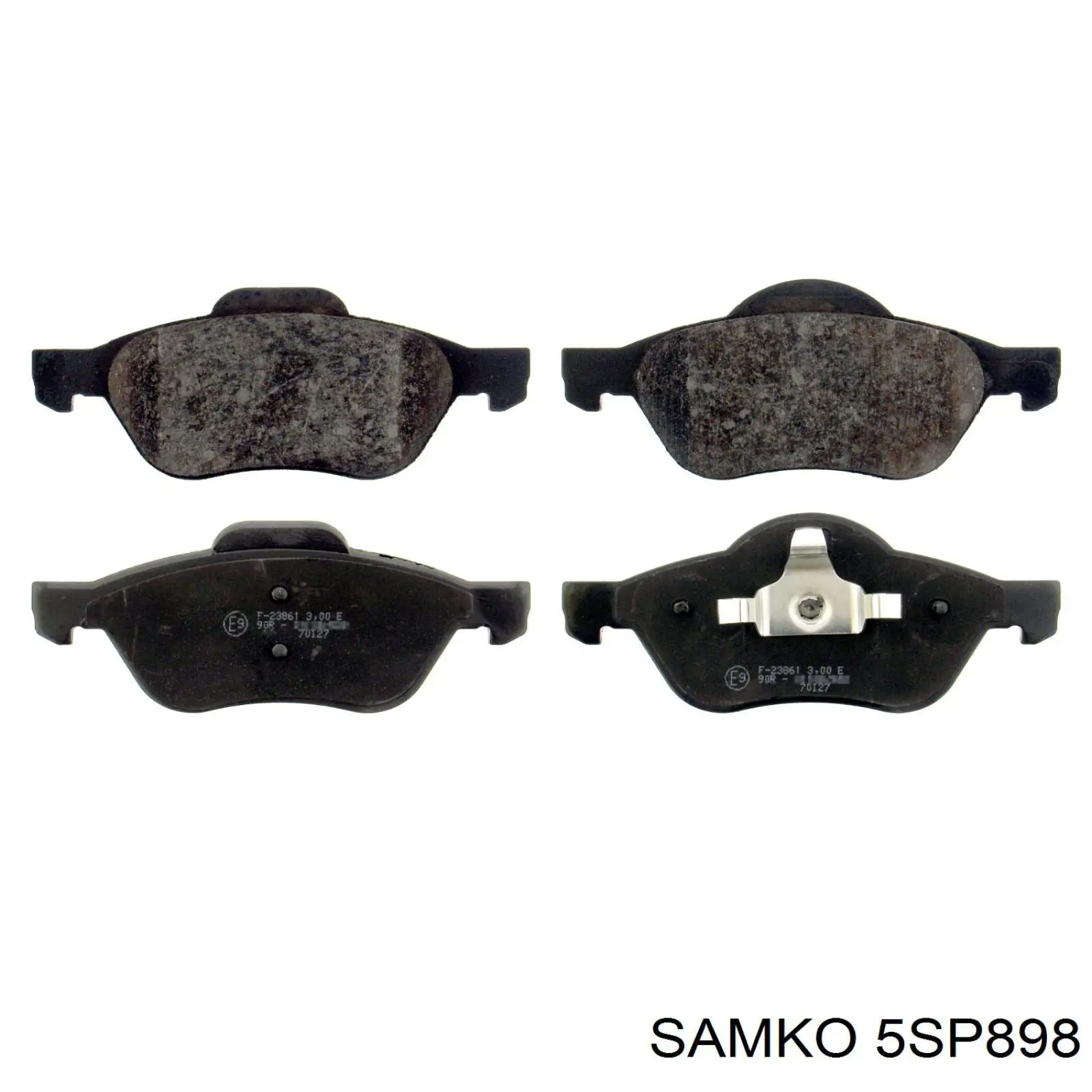Гальмівні колодки Samko 5SP898 ціна, від 19.85 USD