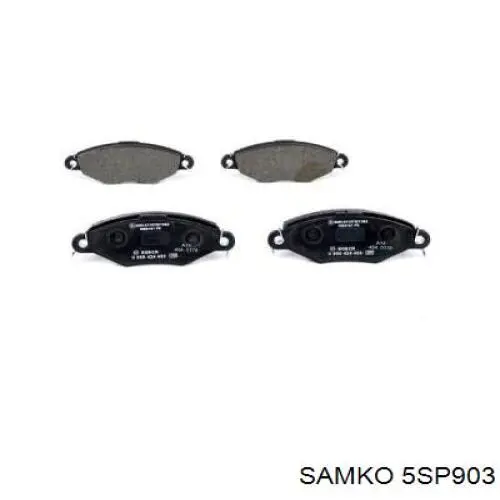 Купити 5SP903 Samko Колодки гальмівні передні, дискові