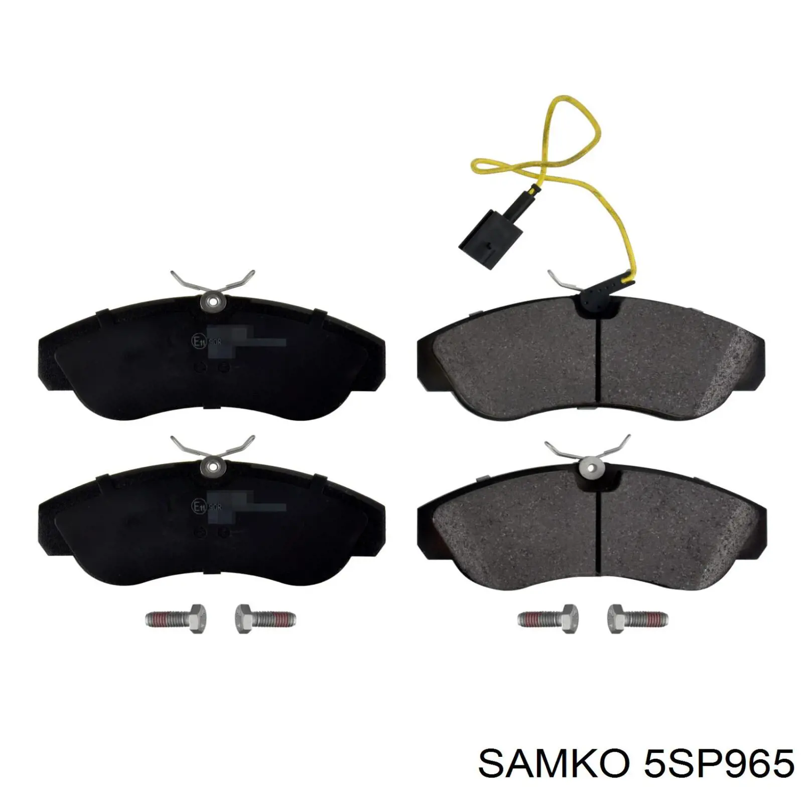 5SP965 Samko колодки гальмівні передні, дискові