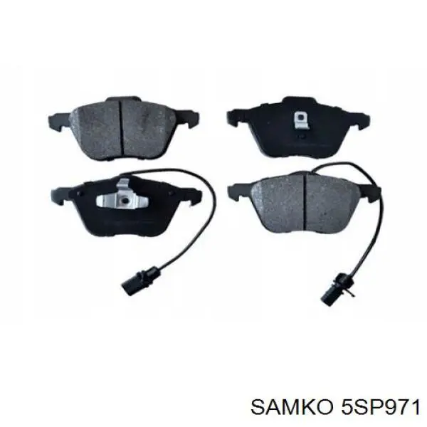 Купити 5SP971 Samko Колодки гальмівні передні, дискові